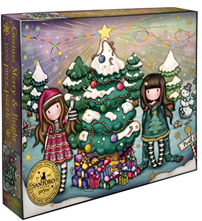 Santoro Gorjuss 1000 Teile Puzzle Frohe und Hell Lustiges Geburtstagsgeschenk für Kinder Erwachsene