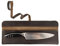 Leather Chef Knife Sheath, Single Case for Chef's Knives, Kitchen Small Storage Bag, Roll Bags for Travel, Professional Chefs Carrying Wrap Holder, Butcher Rolls Carrier (Bourbon Brown)