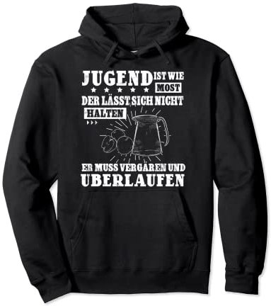 Most Süßmost Fruchtsaft Viez Ebbelwoi Apfelmost Pullover Hoodie