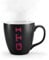 Volkswagen 1K6069601 Tasse Porzellan Becher Kaffeetasse 400ml, schwarz, rotes GTI Logo erscheint beim Einfüllen von heißen Getränken