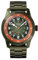 DeTomaso Green Explorer Automatic Olive Herren Armbanduhr Analog Automatik Stahl Armband Olive