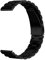 OcioDual Correa Metálica de Acero Inoxidable Negro 18mm para Reloj Inteligente - Pulsera Universal de Liberación Rápida para Smartwatch Hombre y Mujer