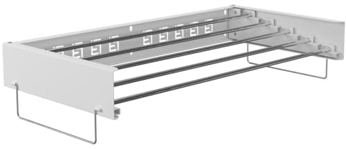 Eifelblick - Wäschetrockner | Wäscheständer zur Wandmontage - 100cm | klappbar für Innen und platzsparend | Kompaktes und modernes Design