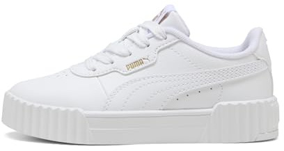 PUMA Carina 3.0 Jr. Sneaker Leder Schuhe 401476 01 Weiss