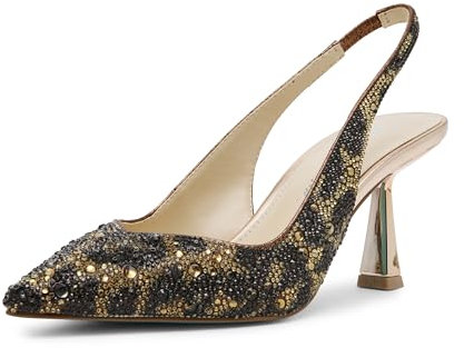 Betsey Johnson Women's Clark Pump, Leopard, 7.5