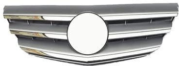 Compatibile con Mercedes Benz Classe B W169 Griglia Middel Net Front Center Bunper Grill Argento Sostituisci la parte Auto Auto