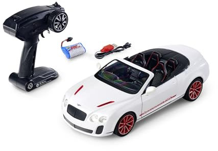 Carson 500404305 1:14 Bentley Continental Supersports ISR 2.4G 100% RTR - Ferngesteuertes Auto, LED-Beleuchtung, RC,RC Fahrzeug, RC Auto 1:14, Ferngesteuertes Spielzeug