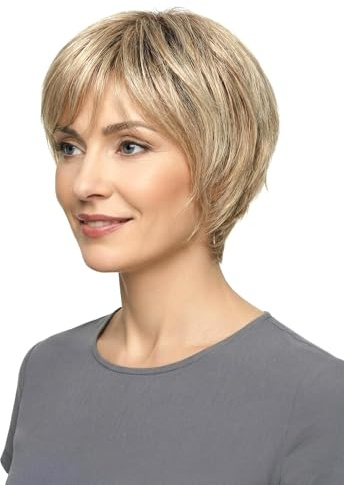 Perücke Paula - Moderner Short-Bob mit Beachwaves, gestuft & lockig für vielseitige Stylings