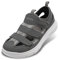 FitVille Sandales Homme Extra Large Chausssures de Marche Confortables et Respirantes - Semelle Intérieure avec Soutien de la Voûte Plantaire Gris 44 EU Large