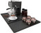 Coffee Machine Mat, Large Silicone Coffee Matt 40.5x61cm, Drying Mat for Kitchen Counter, Coffee Bar Mat Quick-Drying Worktops Protector Coffee Machine Accessories