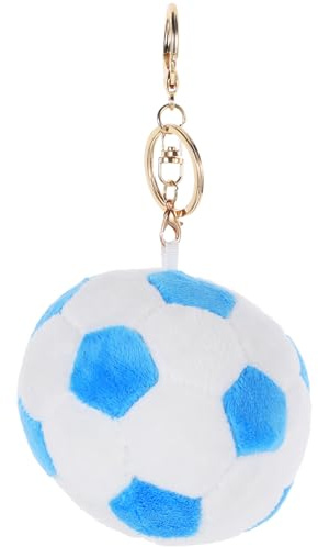 Toyvian Plüsch Fußball Schlüsselanhänger Anhänger Für Kinder Tragbarer Taschenanhänger Fußball Ornament Hängender Schlüsselanhänger Für Rucksack Und Auto