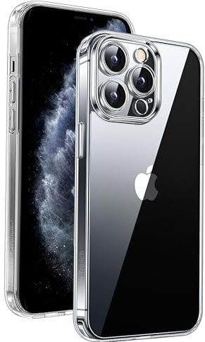 TECHTRENCH Case Compatible with iPhone 11 Pro Max, Crystal Clear Anti-Yellow Ultra Slim Soft TPU Silicone Shockproof, Anti-Scratch phone Case Cover - Pure Clear (6.5 inch)