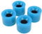 SPYMINNPOO 4PCS PU -Skateboardräder Ersatz, Niedrige Rauschen und Hohe Rebounds Rollschuh für Land Surfboard Longboard (Blue)