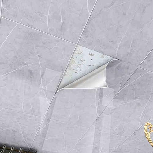 Dalle de plafond Dalles De Plafond De Cuisine Autocollantes Très Résistantes - Planches En PVC Pour Salon/restaurant - Papier Peint Décoratif Pour Plafond Intérieur - Faciles(5 pcs)