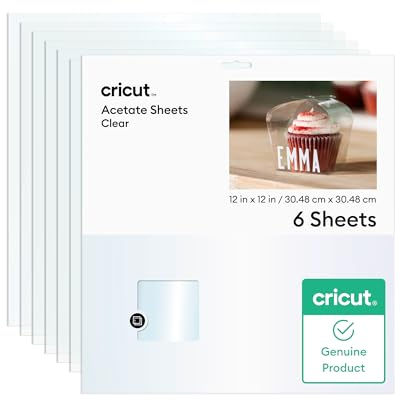 Cricut ACE CLEAR 12x12IN (6) MR