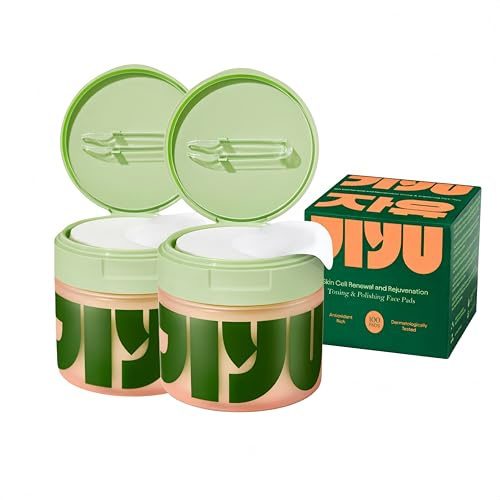 Jiyu Original Renewal & Rejuvenation Toner Pads – Sanfte Gesichtspflege für Anti-Aging, Aufhellung, Minimierung von Falten und gegen Pigmentflecken, intensive Pflege