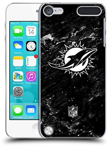 Head Case Designs Offizielle NFL Marmor Miami Dolphins Artwork Harte Rueckseiten Handyhülle Hülle Huelle kompatibel mit Apple iPod Touch 5G 5th Gen
