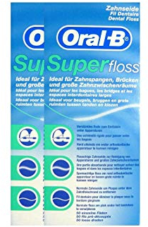 2x Oral-B Superfloss Zahnseide 50 Fäden