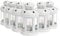 Nicola Spring Vintage Lantern Tealight Holders - Pack of 6 - 16cm - White Candle Holder Decorative Candle Lantern Metal Tealight Candles for Hanging Indoor, Outdoor