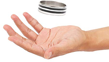 ZQION Magic Floating Ring Magic Tricks Invisible Magic Gimmick Magician Rings Stage Illusion Mentalism Magic Toys