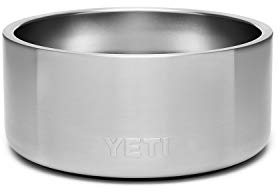 YETI Boomer 4 – Gamelle antidérapante en acier inoxydable pour chien, capacité : 946 ml, gris acier (stainless steel)