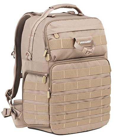 VANGUARD VEO Range T48 Rucksack für Pro DSLR/spiegellose Kameras, taktischer Stil, Beige