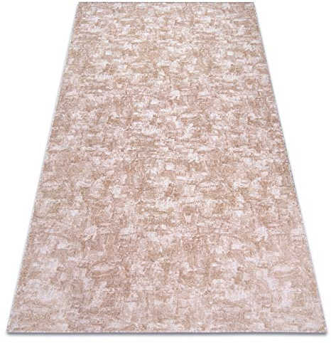 Teppich Solid für Zimmer, Wohnzimmer, Schlafzimmer, Teppichboden Auslegware, Nachahmung von Beton, beige, Verschiedene Größen, 200x300 cm