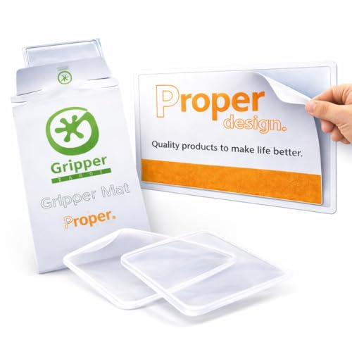Proper Design Gripper Mats™ - Magnetic Sign Holders for Aluminium Vehicles | Magnet Sign Grippers Vehicles Sign Gripper for Trucks, Taxi, Car, Van