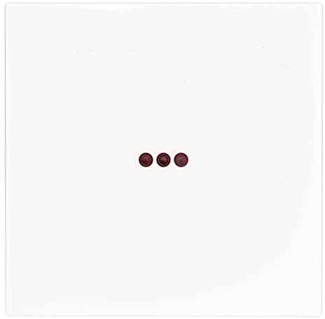 OPUS® 55 Wippe mit roter Linse Farbe polarweiß - seidenmatt