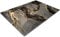 Glass Chopping Board 50 x 40 | Kitchen Worktop Protector | Multifunctional Cutting Board | Work Top Savers | Kitchen Accessories | Extra Large | Black Grey Gold