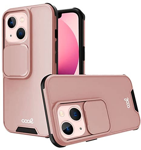Coque Cool pour iPhone 13 Hard Camera Rose Gold
