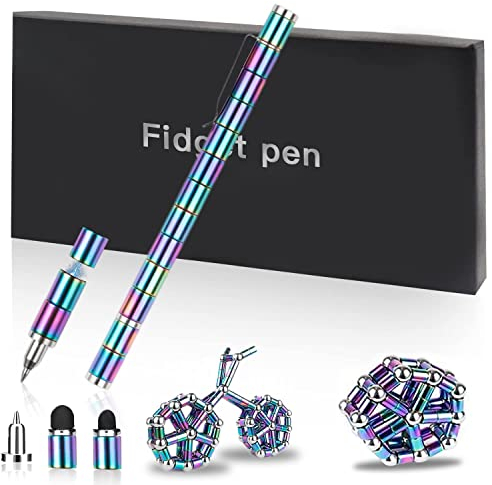 Fidget Gel Pen Geschenke-Lustige Valentinstag Geschenke für Ihn,Neuheit Geburtstagsgeschenk für Männer, Beste Freundin, Freund, Papa, Mann - Coole Sachen für Teenager Mädchen Jungs Geschenke(Bunt)