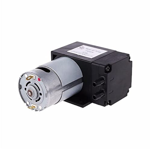 wrtgerht Mini-Pompe à Petite Puissance de Haute qualité DC 12V Mini Pompe à Vide 8L / Min Pompes à diaphragme d'aspiration Haute Pression avec Support