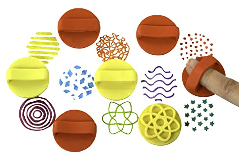 EDUPLAY Fingerstempel Muster 8er Set