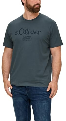 s.Oliver Strickpullover mit Flammgarnstruktur und Rollkante