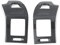 NORDYO Auto-Carbon-Faser-Armaturenbrett-Seitenlüftungsgehäuse-Auslassrahmen-dekorative Abdeckungsverkleidung, passend for Mitsubishi Pajero 2007–2019