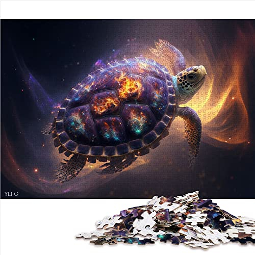 1000 Teile Puzzle Schildkröte Puzzles für Erwachsene & Kinder Holzpuzzle Heimdekoration Puzzle Spielzeug (Größe 50x75cm)