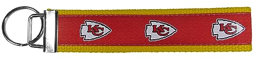 Siskiyou Sports NFL Kansas City Chiefs Gewebter Handgelenk-Schlüsselanhänger, Einheitsgröße, Teamfarben
