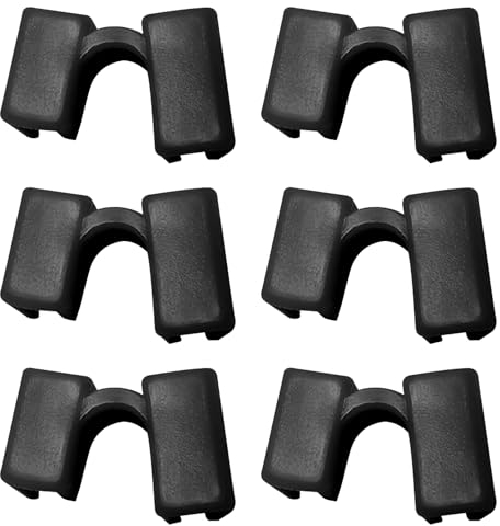 Rumyve Reusable Chopsticks Assistant, 6 PCS Plastic Training Chopsticks Hinge Connector, Practice Chinese Chopsticks Assistant, Training for Children, Adults, Beginners (Black)