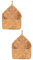GANAZONO 2 Pièces Panier Mural De Stockage De Pommes De Terre Suspendu Au Mur pour Plantes D'Intérieur Jardinière Murale en Osier Tissé Panier Suspendu Support De Plante Suspendu Manuel