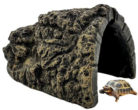 M2cbridge Aquarium Decorations Fish Hideout House Shelter Betta Cave (Rock Hide Cave)