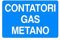 Cartello contatori gas metano 300x200mm