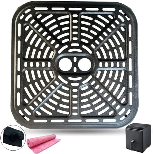 Nvkwca 6.8QT Air Fryer Rack for COSORI Pro III Dual Blaze Air Fryers, Upgraded Air Fryer Tray Grill Crisper Plate Pan Insert Grate Grid Shelf for 6.8QT COSORI Air Fryer, Nonstick, Dishwasher Safe