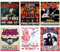 BDSHUNBF Poster Set mit 6 Album Cover Band, Ästhetische Leinwand, Leinwand Wandkunst, Poster Vintage für Teenager Schlafzimmer Raumdekoration Ungerahmt