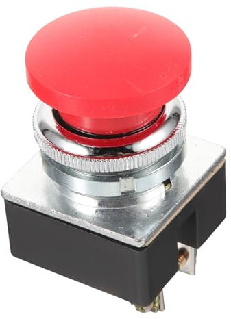 Gadpiparty Pulsante Controllo Auto-ripristinante Con Testa Pulsante Facile Da Installare Marina Per Applicazioni Industriali e Elettroniche