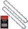 Saker 6 Inch Mini Chainsaw Chain Replacement, 2 Pcs Wear-Resistant and Durable Chains for Saker 6 Inch Portable Electric Chainsaw Cordless