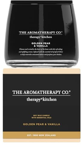 Therapy Kitchen Therapy Kitchen Essential Oil Soy Wax Candle Essential Oil Soy Wax Candle Golden PEAR & Vanilla Golden Pair & Vanilla