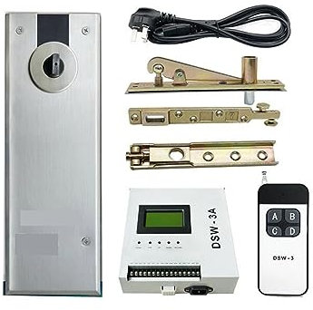 Electric Gate Opener Kit, Electric Underground Swing Door Opener Swings Two-Way Open, Automatic Remote Control Electric Swing Door Opener, Easy to Operate