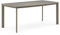 IDIMEX Gartentisch TAVOLO mit Steinplatte 180x90 cm, Champagner - wetterfester Outdoor mit Tischplatte aus Sinterstein, Garten Esstisch für 6-8 Personen, Terrassentisch