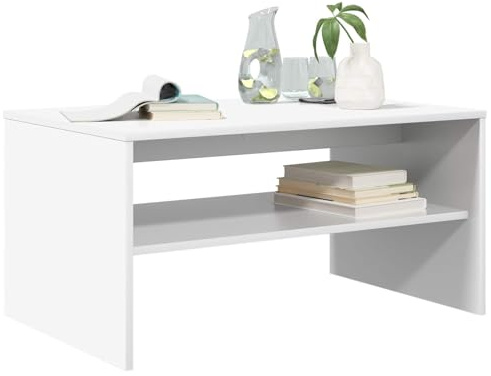 vidaXL Couchtisch Weiß 80 x 50 x 40 cm Holzwerkstoff